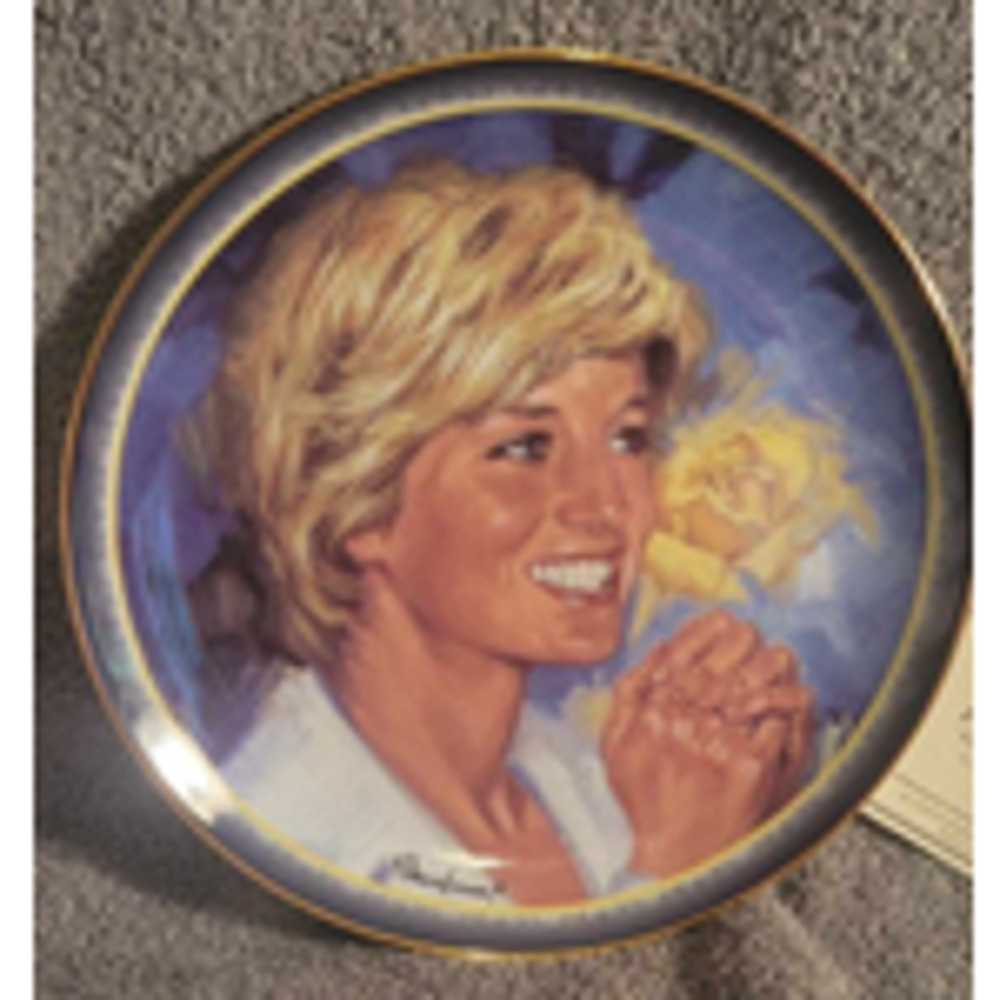 Princess Diana Celebration of Life numbered commemorative plate